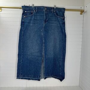NEW Gap Denim Maxi Skirt 35/20